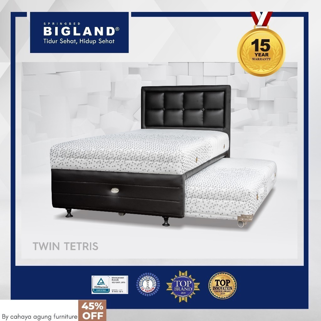 Bigland - Springbed Twin Tetris T.60