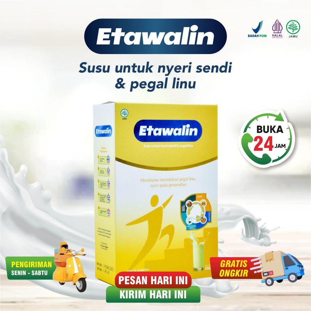 

ETAWALIN - Original Susu Kambing Etawa Susu Kambing Etawa Tingkatkan Kepadatan & Kesehatan Tulang