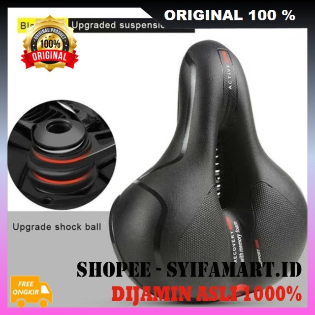 Bike Saddle Leather Saddle Sepeda Empuk Jok Sepeda Lipat Gunung Empuk 100% ORIGINAL