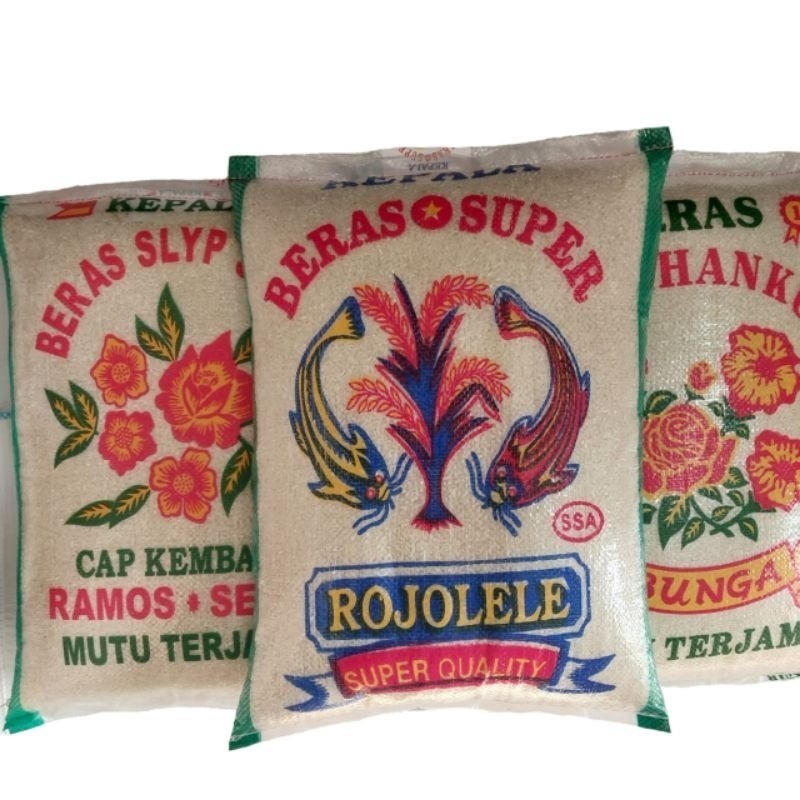 

BERAS SLYP SUPER MURAH RAMOS BUNGA KEMBANG ROJOLELE 10 LITER PULEN