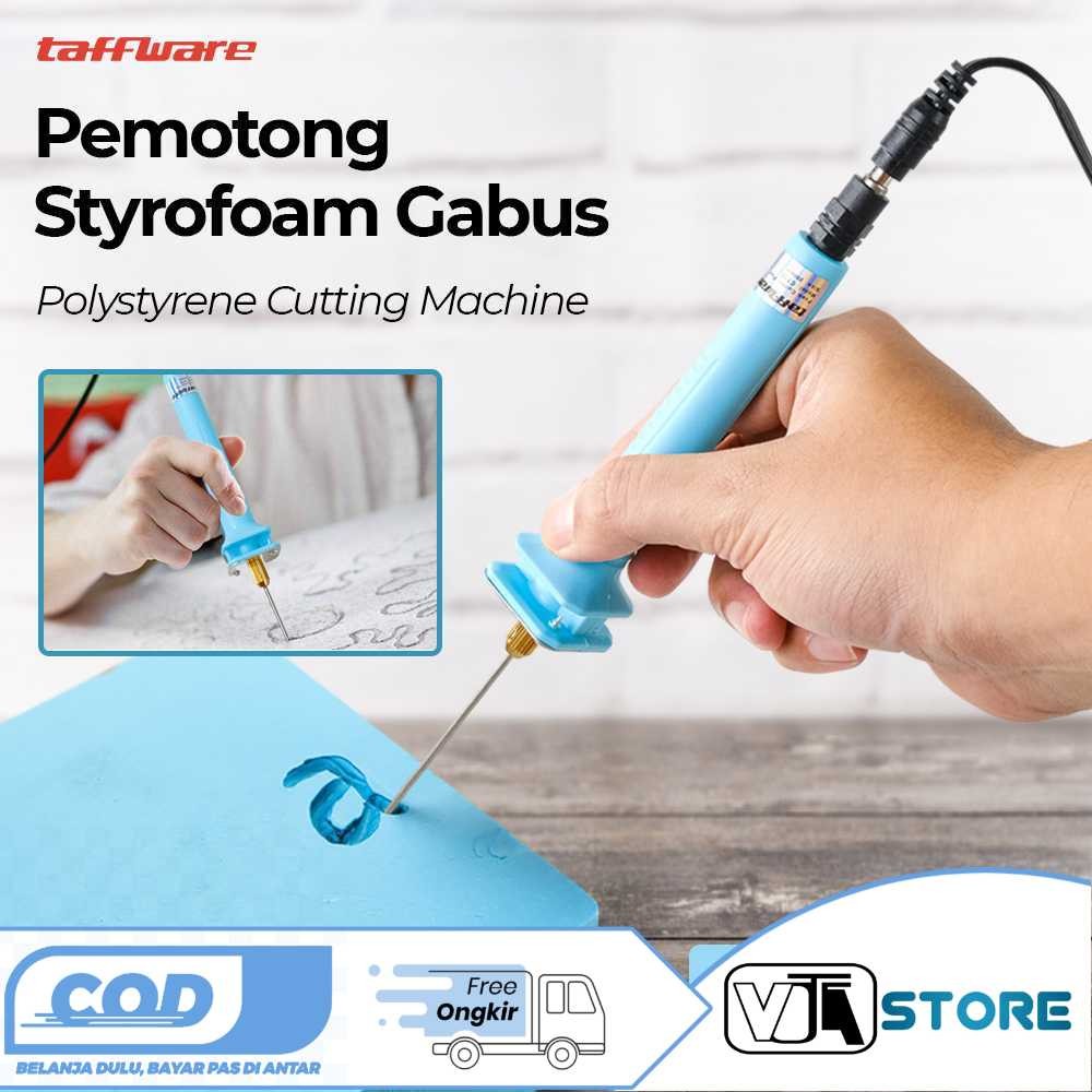 

Taffware Pemotong Styrofoam Gabus Polystyrene Cutting Machine 10cm 30W