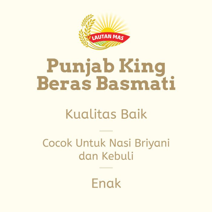 

Punjab King Beras Basmati 5KG