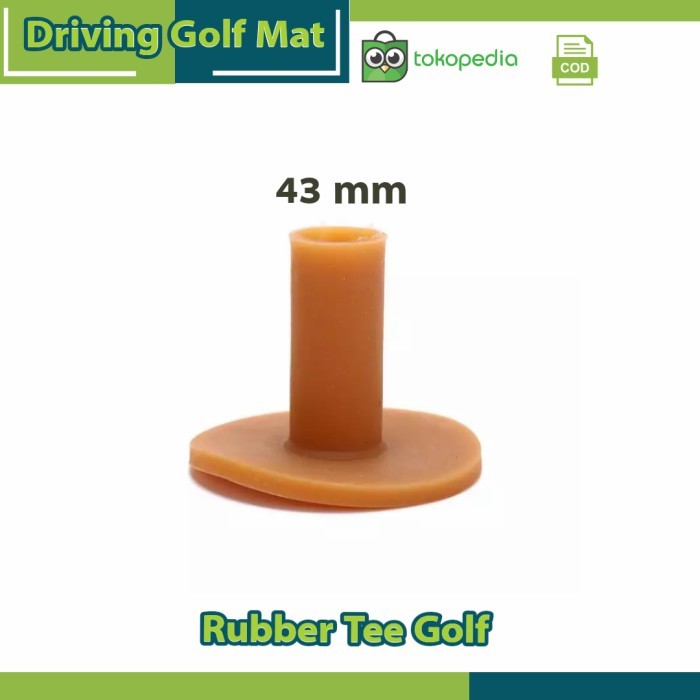 Karet Tee Golf / Karet Dudukan Bola Golf / Rubber tee 43 mm - Latihan Golf