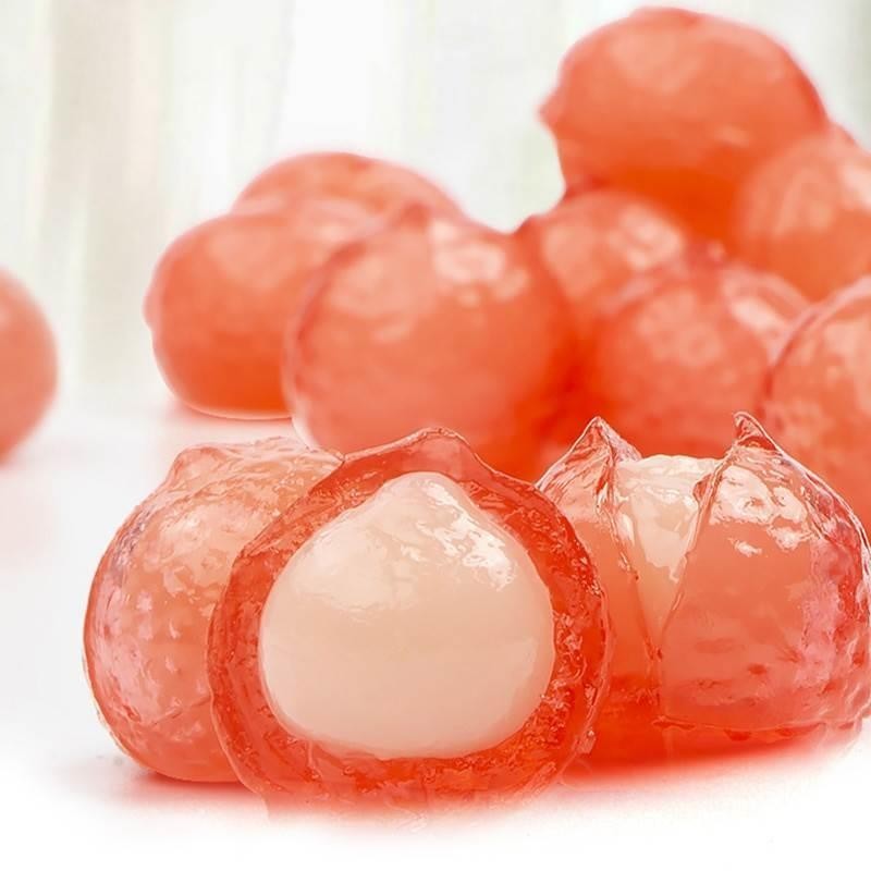 

[Pengiriman cepat] HALAL Lianggui Peeled Fudge Fruit 1 Pack Manggo strawberry orange lychee corn