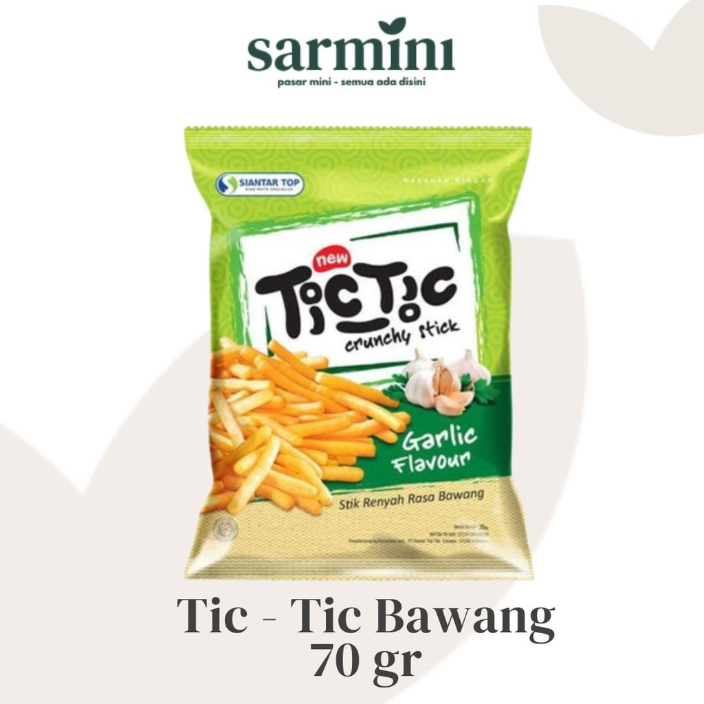 

Tic - Tic Rasa Bawang 70gr - Crunchy Stik Stick