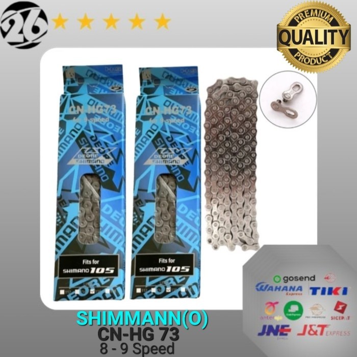 Rantai Sepeda Shimanno CN-HG 73 Untuk 8 9 Speed Chain Bike Universal