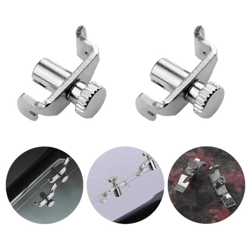 4pcs/set 17x12x 5mm Professional Precision Erhu Fine Tuner String Turning Adjustment Violin Parts & 