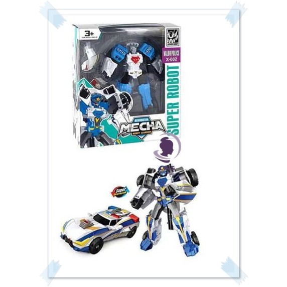 Mainan Super Robot Deformation Mecha Robot Warrior