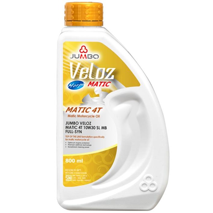 Oli Jumbo Veloz Matic 4T 10W-30 0.8L 800ml