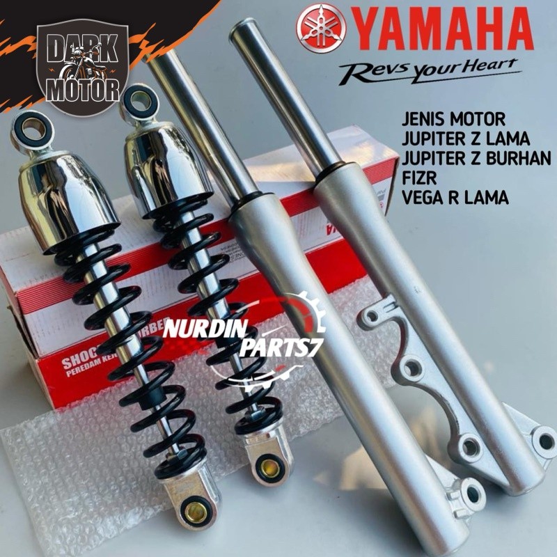 Paket Shockbreaker Belakang + As Shock Depan Plus Tabung Jupiter z Lama Jupiter z Burhan Fizr Vega r