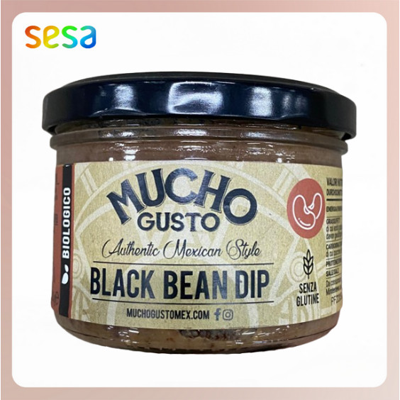 

MUCHO GUSTO Black Bean Dip 180gr - Gluten FREE