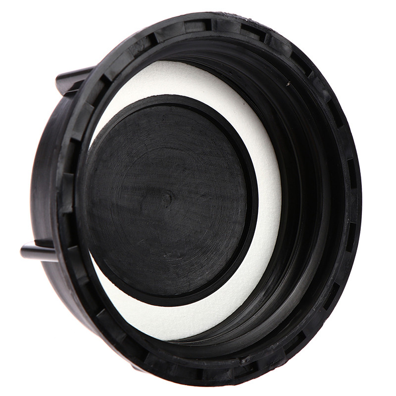 Black Plastic valve Lid 3" 100mm Cap for IBC Tank valve leakproof cover