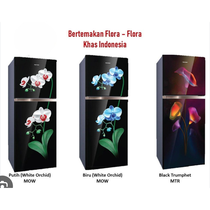 KULKAS POLYTRON 29MNX / 29MOB - 2 Pintu ( Belleza 3 Jumbo)