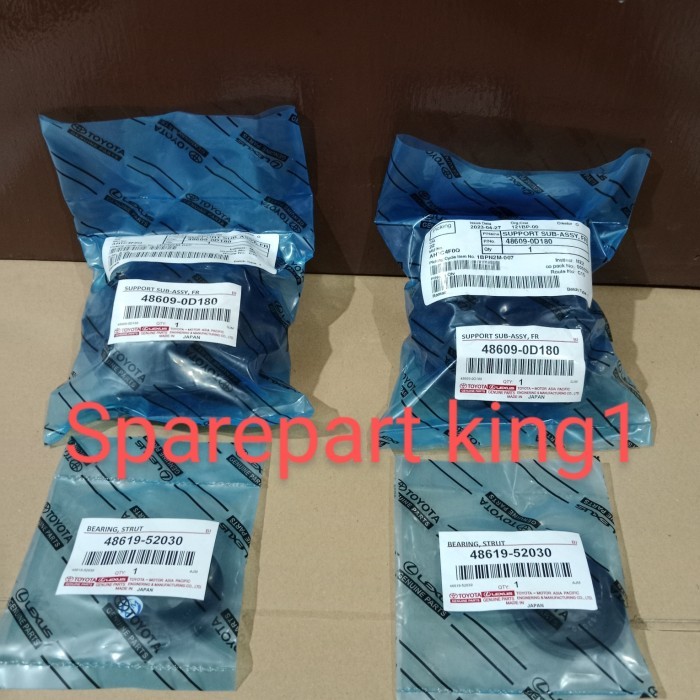 support shock+bearing support sienta all new yaris vios gen 3 original