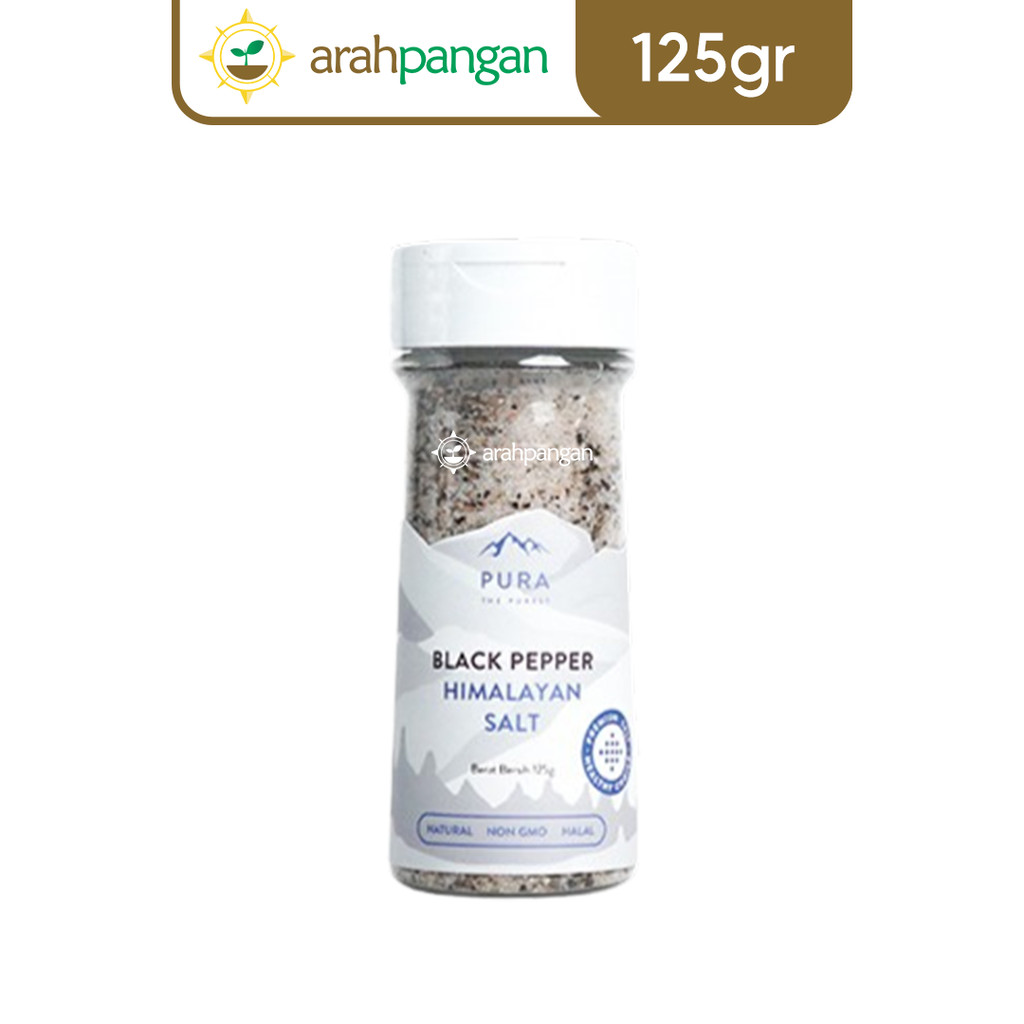 

PURA Himalayan Salt Black Pepper 125gr