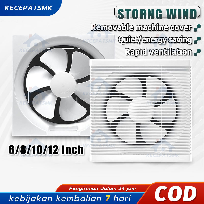 WALL EXHAUST HEXOS/HEKSOS FAN DINDING 10" (25 CM) EXHAUST FAN TEMBOK EXHAUST HEXOS/HEKSOS 10 INCH CE