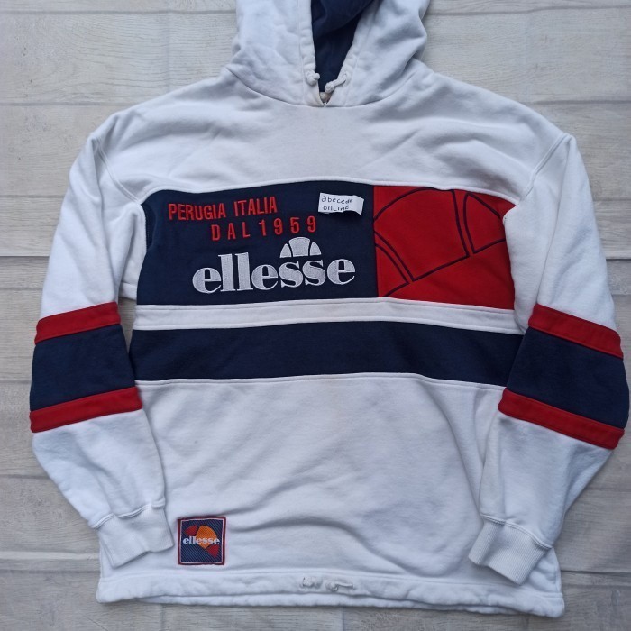 vintage ELLESSE jaspo hoodie jacket 90s