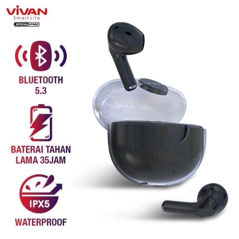 VIVAN Infinity Gt1 Headset Bluetooth Wireless Earbuds Tws