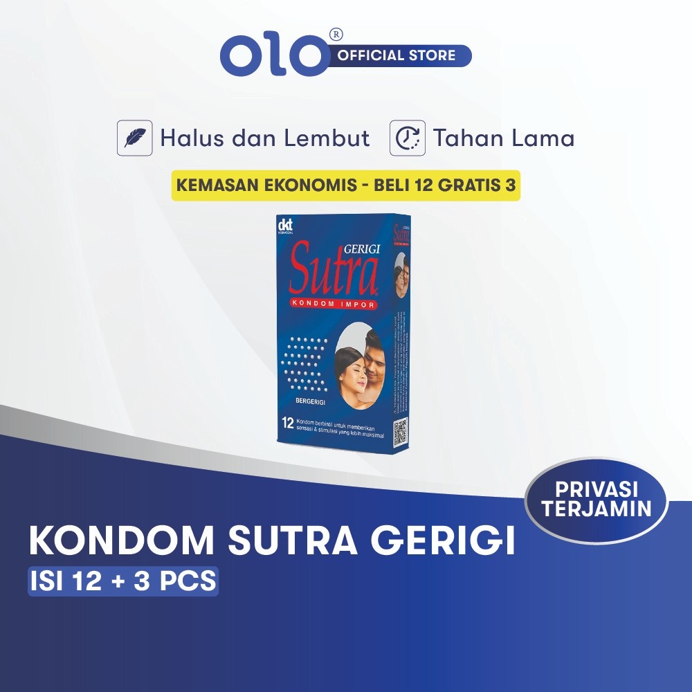 

konnnndddoooo Sutra Gerigi Biru 1 Box isi 12 + BONUS Pcs Bergerigi Gerigi Sangat Tipis Kuat
