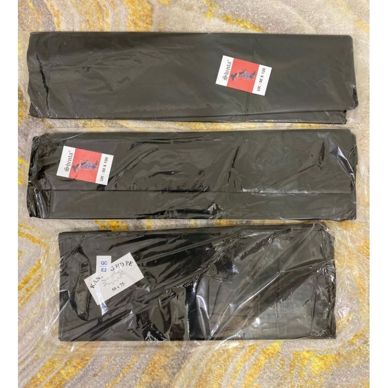 Plastik Sampah Hitam/ trash bag / polybag/  Plastik Packing Besar