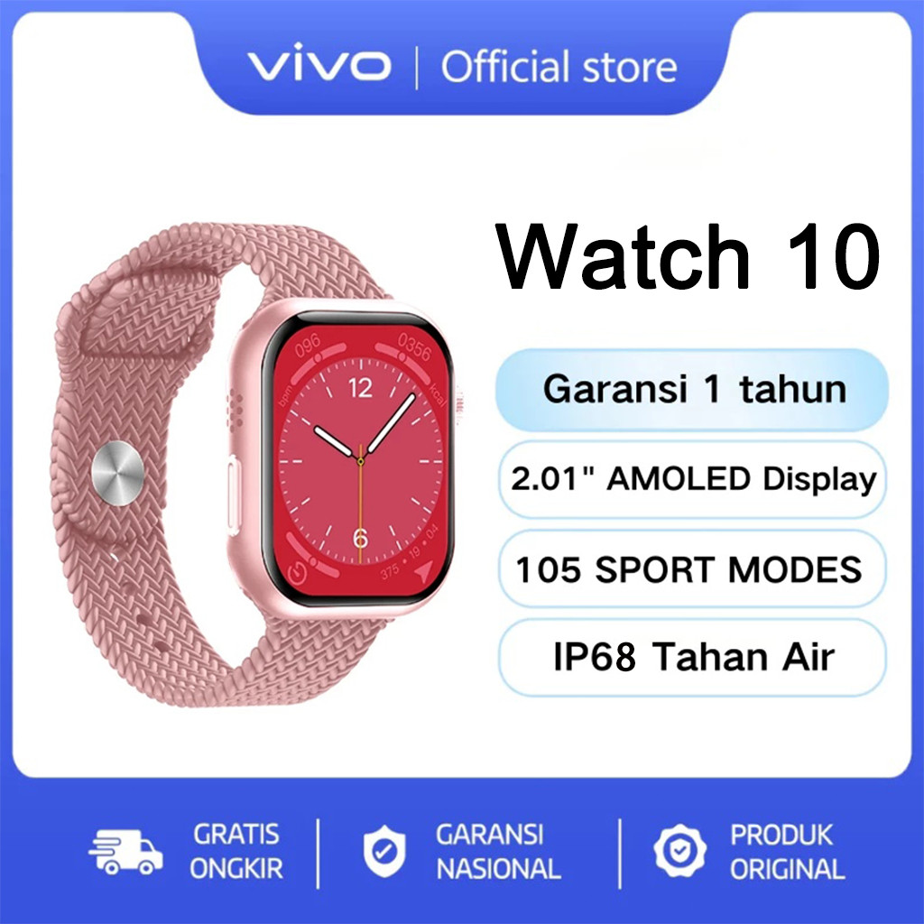 VIVO SmartWatch Series10 Original Smartwatch 2.01 "HD Full Touch Screen Wireless Charge Bluetooth Ca