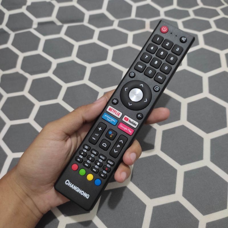 Remote TV CHANGHONG Smart TV Original 100% Support Google Assistant - Remote TV CHANGHONG LED Smart 