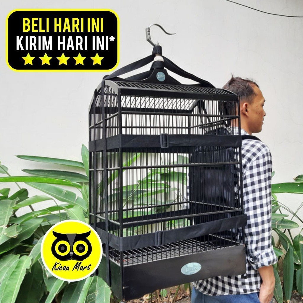 KICAU MART TAS GENDONG RONGGOLAWE EBOD JAYA GENDONGAN BAWA SANGKAR KANDANG BURUNG MURAI LOVEBIRD KOT