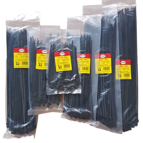 

Nylon Cable Tie Kabel Tie Nilon Hitam Serbaguna 10 15 20 cm