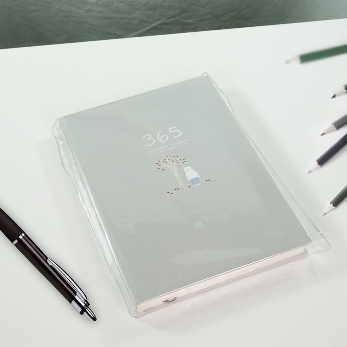 

READY BUKU DIARY 365 HARI HARD COVER JOURNAL NOTEBOOK AESTHETIC PEMBATAS - GRAY SIAP KIRIM
