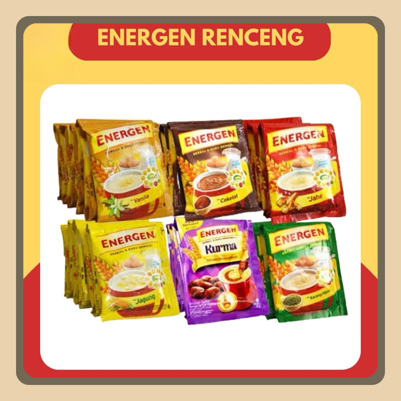 

Energen Renceng isi 10pc Energen mayora