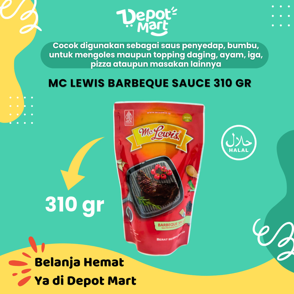 

Mc Lewis Barbeque Sauce - 310g Depot Mart