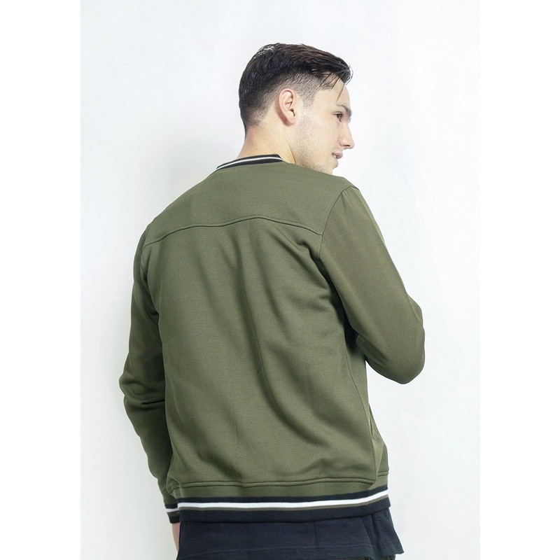 Jaket Bomber Pria - JAKET PRIA TERBARU BOMBER HIJAU ARMY