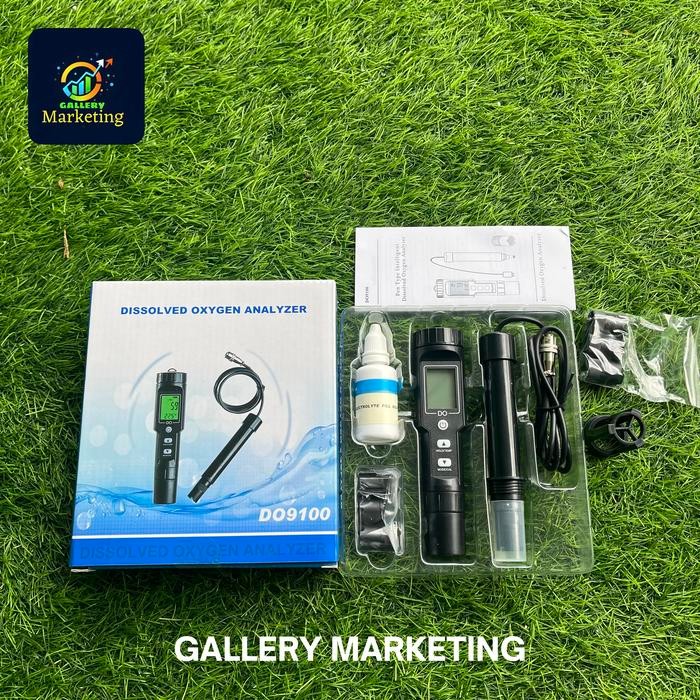 Dissolved Oxygen Tester DO9100 DO Meter Oksigen Water Analyzer Air O2