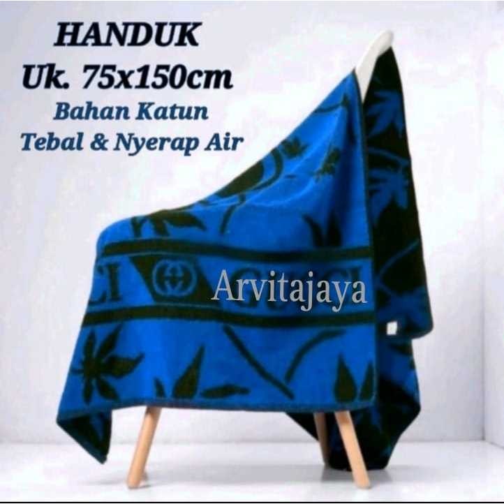 Handuk Gucci Jumbo 80x150 - Handuk Mandi Dewasa - Handuk Tebal - Handuk Murah - Handuk Gucci Sakura