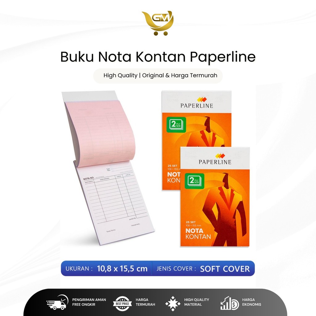 

Nota Kontan Paperline NCR Original Berkualitas Nota Bon Murah