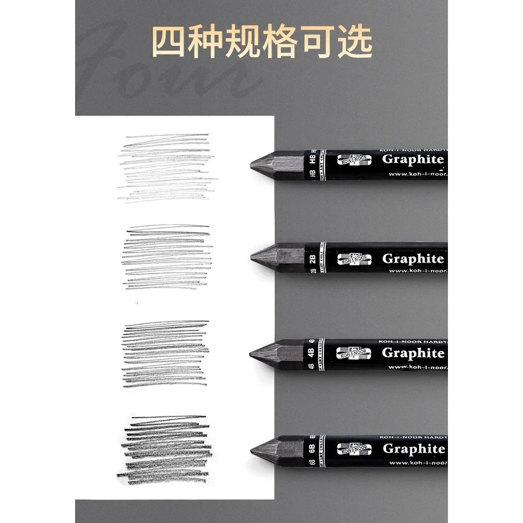 

HB/2B/4B/6B Black Charcoal Art Student Sketch Painting Graphite Pen Woodless Hexagonal Graphite Stick Pencil Bold Art Supplies