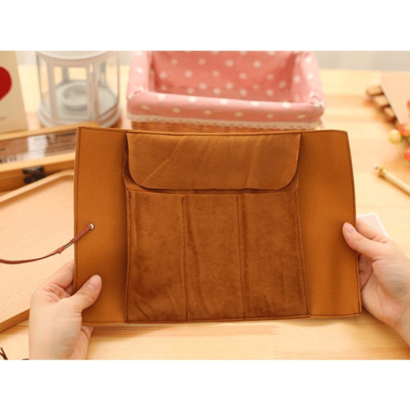 

Treasure Map Leather Retro Pencil Cosmetic Bag Roll Pen for Case Makeup Brush Storage Hold 10 Pens for Student Pai