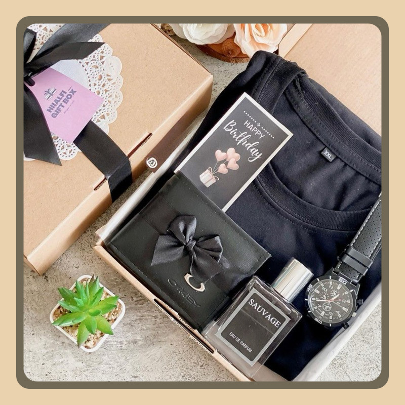 

Paket Salman hampers Kaos Cowok ulang tahun doi Anniversary Happy graduation by hiialfi