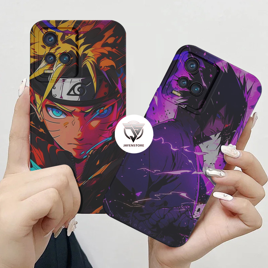 SOFTCASE VIVO Y21 / Y21S / Y21A / Y21T / Y33 CASE PROCAMERA MOTIF ANIME NARUTO