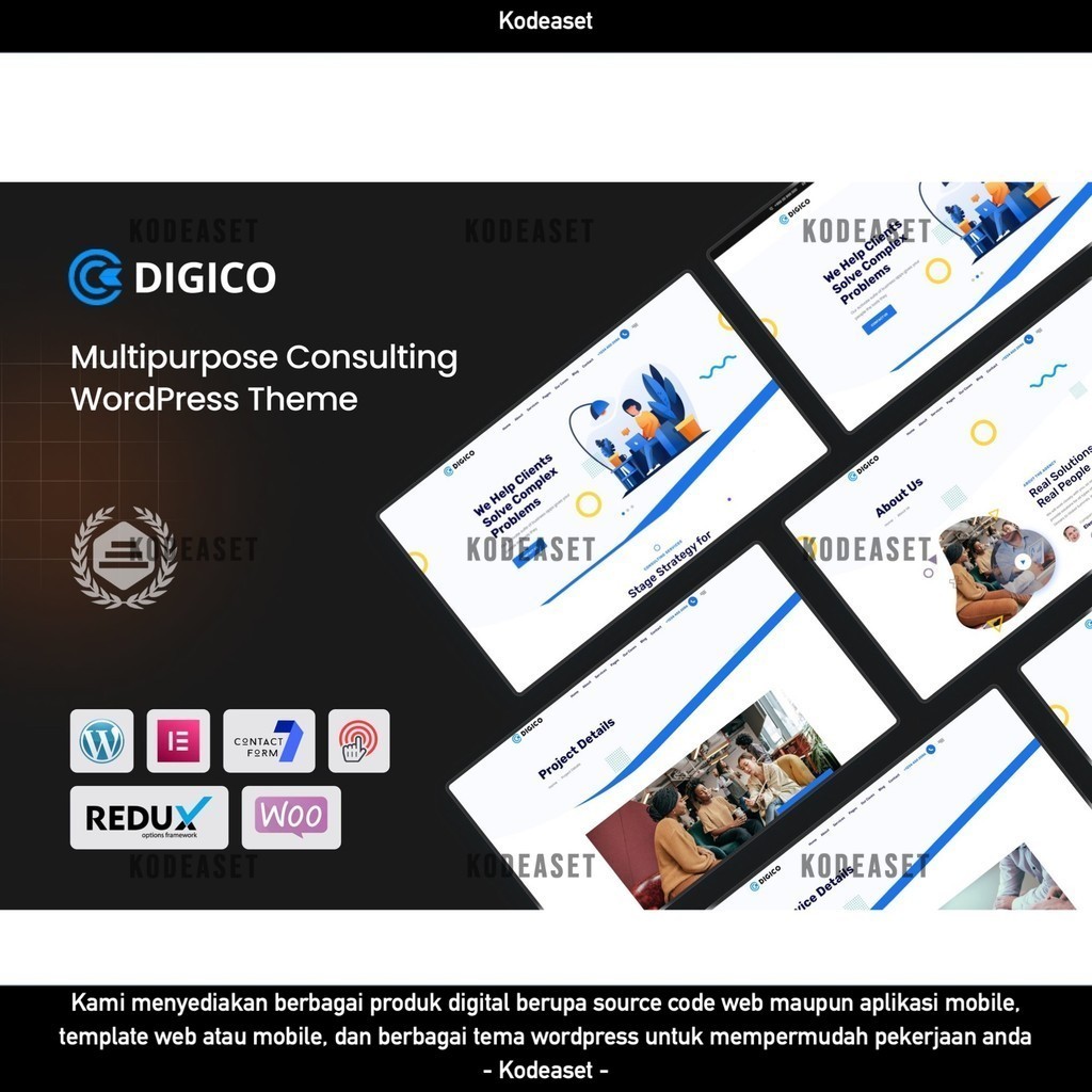 WORDPRESS THEME DIGICO - MULTIPURPOSE CONSULTING   D5615 TEMA TEMPLATE WEB BY KODEASET LISENSI ORIGI