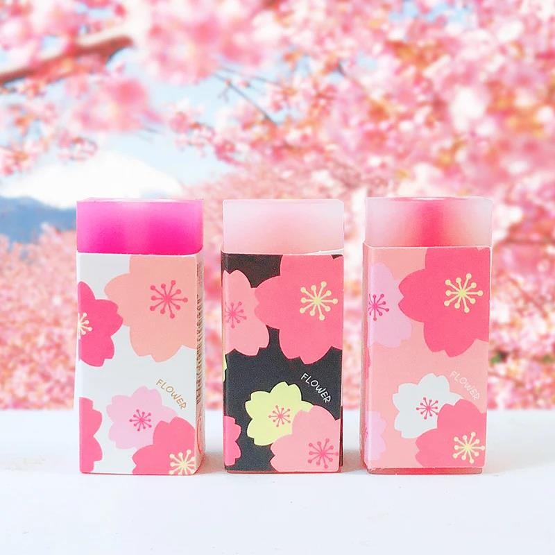 

kawaii student Aesthetic stationery school office accessories stationery items Cute Strawberry Rabbit Rubber pencil eraser