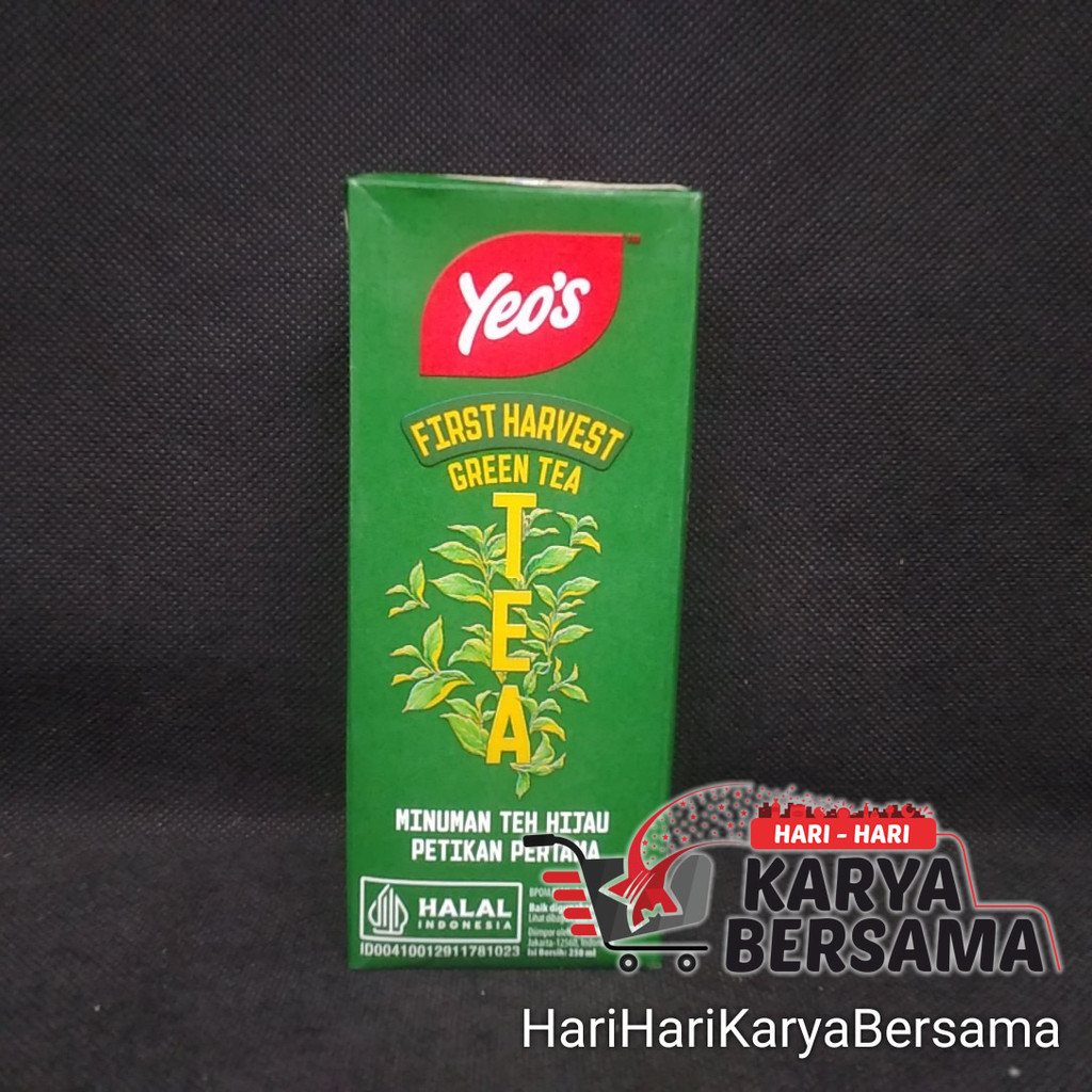 

YEO'S FIRST HARVEST GREEN TEA MINUMAN TEH HIJAU PETIKAN PERTAMA 250ML