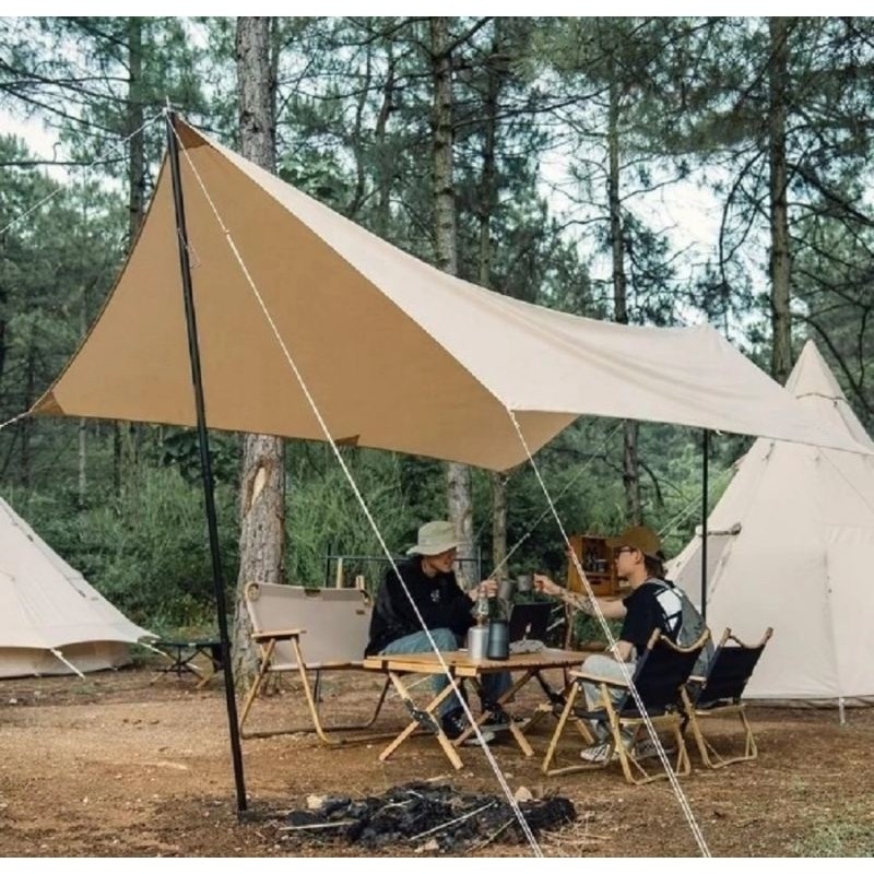 Flysheet hexagonal 4x6 mtr bahan Cordura