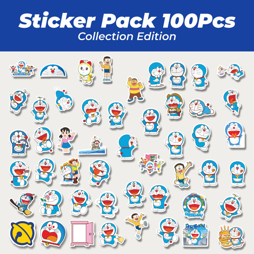 

Hot Sticker Kartun Doraemon Sticker Lucu Anti Air Stikers Berperekat Waterproof Sticker Decal Buat Motor Helm Buku Journal Koper Casing HP Laptop Botol Minum