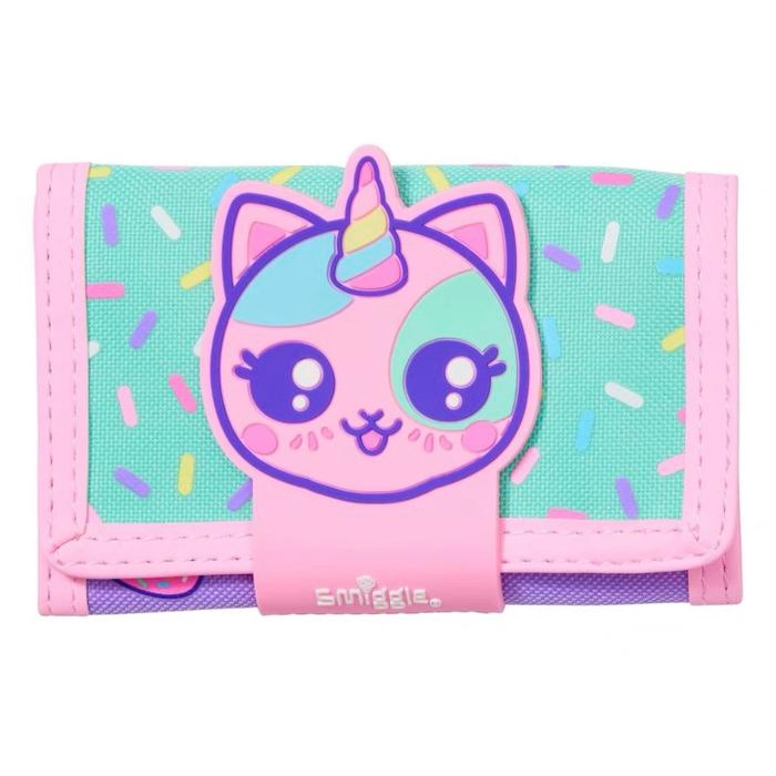 Terlaris  -Dompet smiggle/smiggle wallet/smiggle wallet 3d - Cat unicorn