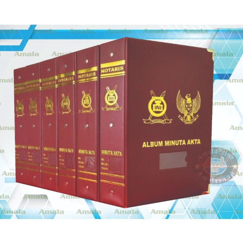 

Album Minuta Akta Notaris 50 Plastik Hardcover Emas
