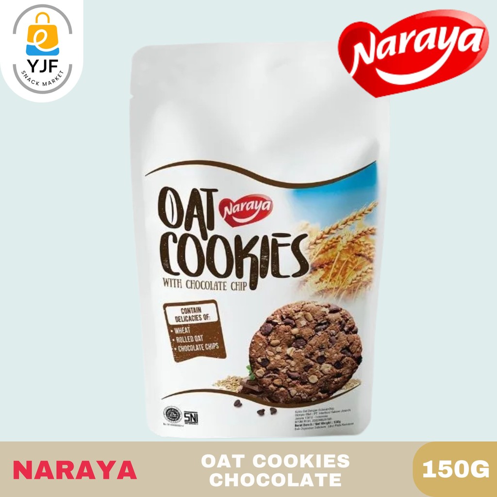 

Naraya Oat Cookies with Chocolate Chip [150 g] / Oat Cookies / Cookies Chocolate