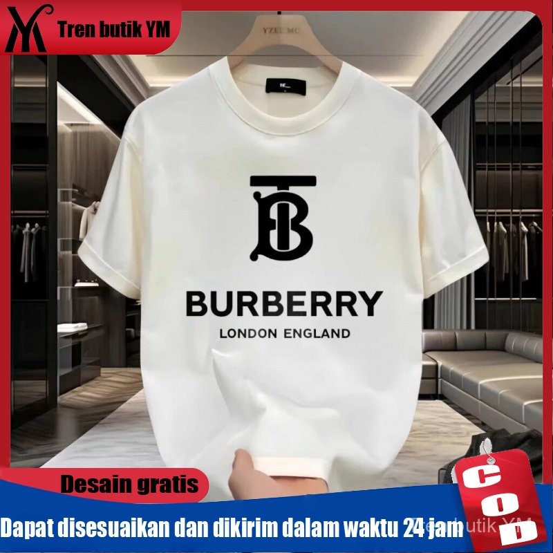 （promotion）YM T Shirt Pria baju kaos pria kaos cowok kaos branded Louis Vuitton Original 100% Cotton