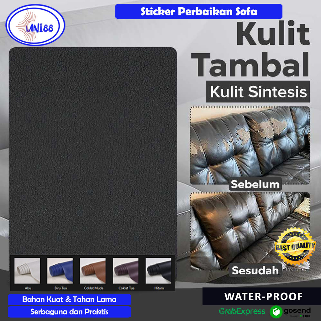 Sticker Perbaikan Kulit Sofa Per Meter Stiker Tambal Jok Motor Meteran Stiker Perekat Perbaikan Kurs