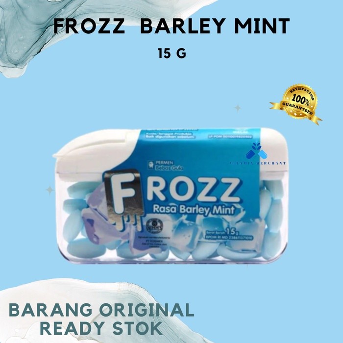 

FROZZ BARLEY MINT PERMEN BEBAS GULA 15 GR / PERMEN FROZZ BARLEY MINT - vm2